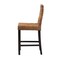 Baxton Studio Laymi Modern Bohemian Dark Brown Mahogany Wood and Seagrass Counter Stool 233-13141-ZORO - alternate 5
